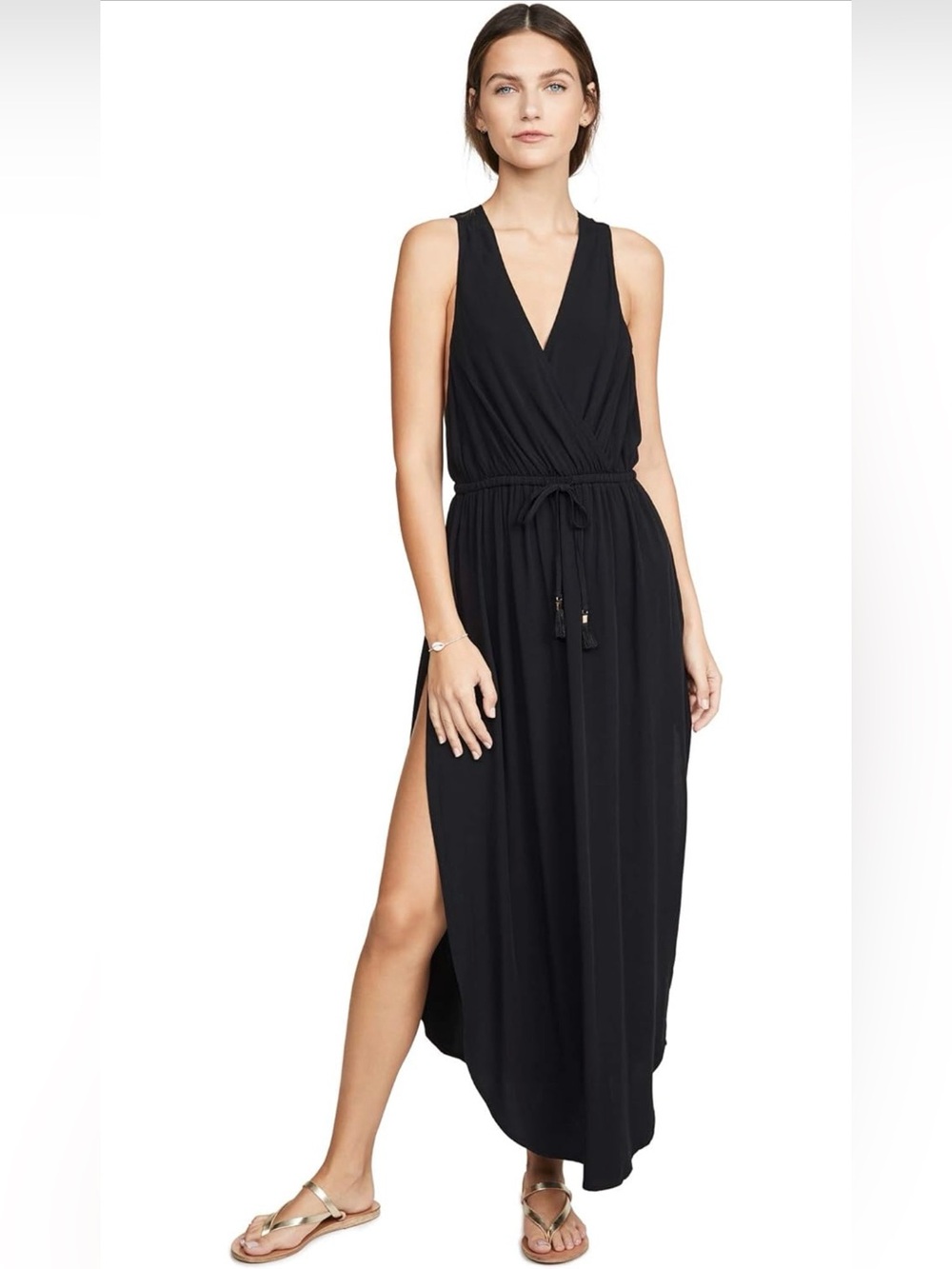 L*Space Kenzie Cover-Up Midi Dress Black Medium